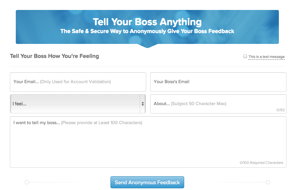 tellyourbossanything