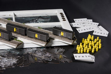 Brenda Romero's "Train." (Photo by John McKinnon)